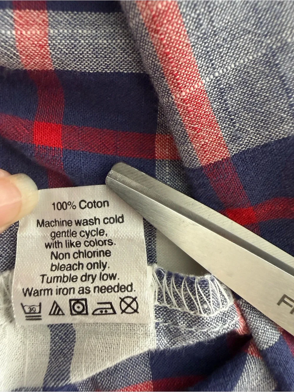 J. Crew Women’s Plaid Long-Sleeve Half Button-Down Popover Size XS 100% Cotton